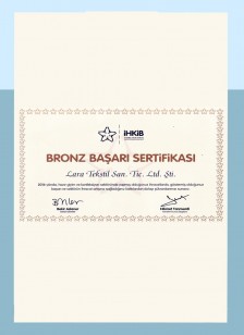 IHKIB Bronz Başarı Belgesi	